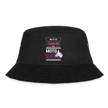 Beste Motoball Trainerin Motoballtrainerin Spiel - Bucket Hat - Schwarz - Vorne - Lela (165cm)