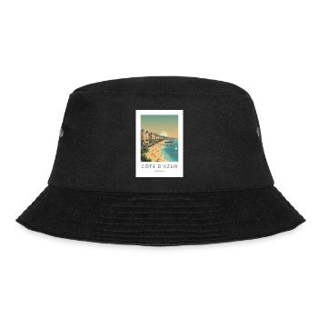 Côte d’Azur Riviera Sommerstrand - Bucket Hat - Schwarz - Vorne - Lela (165cm)
