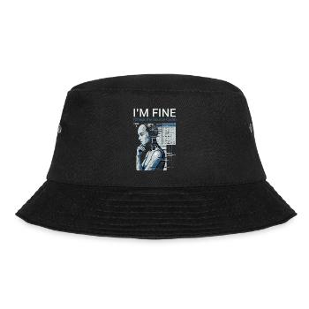 Check The Source Code - Bucket Hat - black - Front - Lela (165cm)
