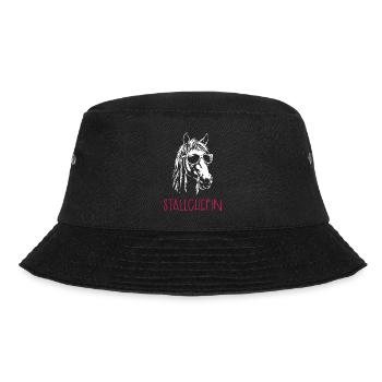 Stallchefin - Bucket Hat - Schwarz - Vorne - Lela (165cm)