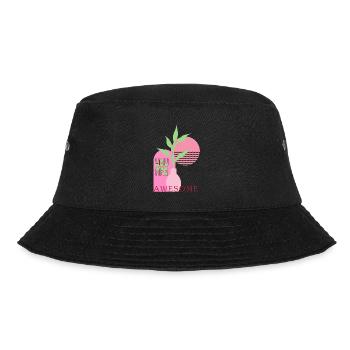 You are awesome  - Bucket Hat - Schwarz - Vorne - Lela (165cm)
