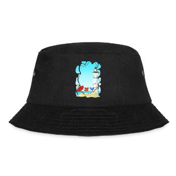 Leuchtturm am Sunny Beach - Bucket Hat - Schwarz - Vorne - Lela (165cm)