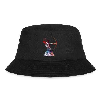 Colorful Shield Archer - Bucket Hat - black - Front - Lela (165cm)