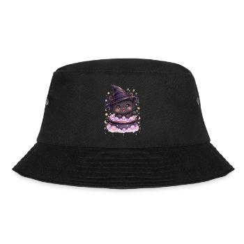 Witches - Kawaii Witch Cat - Bucket Hat - black - Front - Lela (165cm)