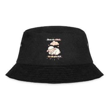 Baby schläft - Bucket Hat - Schwarz - Vorne - Lela (165cm)