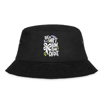 Geschenkschleife – The Gift Bow Took Credit - Bucket Hat - Schwarz - Vorne