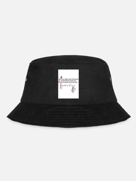 Irgendwas ist immer - Bucket Hat - Schwarz