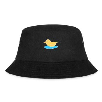 duck bird flying animal symbol water - Bucket Hat - black - Front - Lela (165cm)