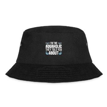 Wassergymnastik Geschenke | Water Aerobics Sport - Bucket Hat - Schwarz - Vorne - Lela (165cm)