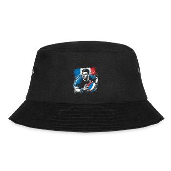 Rugbyman français - Bob - noir - Devant - Lela (165cm)