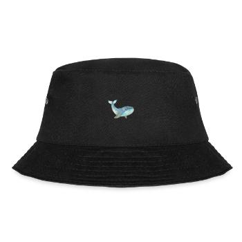 Wal Aquarell - Bucket Hat - Schwarz - Vorne - Lela (165cm)