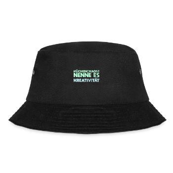 Küchenchaos? Nenne Es Kreativität - Bucket Hat - Schwarz - Vorne - Lela (165cm)
