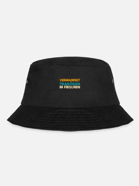 Verwandelt Tragödien In Frisuren - Bucket Hat - Schwarz