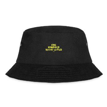 Hundert Tage später 100. Schultag Lehrer - Bucket Hat - Schwarz - Vorne - Lela (165cm)