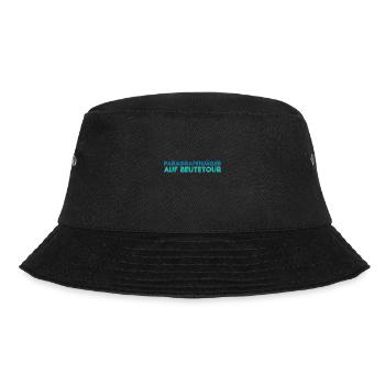 Paragrafenjäger Auf Beutetour - Bucket Hat - Schwarz - Vorne - Lela (165cm)