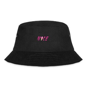 pink Himbeere Erdbeere Eis Eiswaffel nice schön - Bucket Hat - Schwarz - Vorne - Lela (165cm)