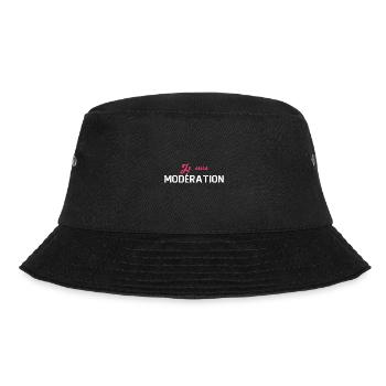 I Always Drink In Moderation - Bucket Hat - black - Front - Lela (165cm)