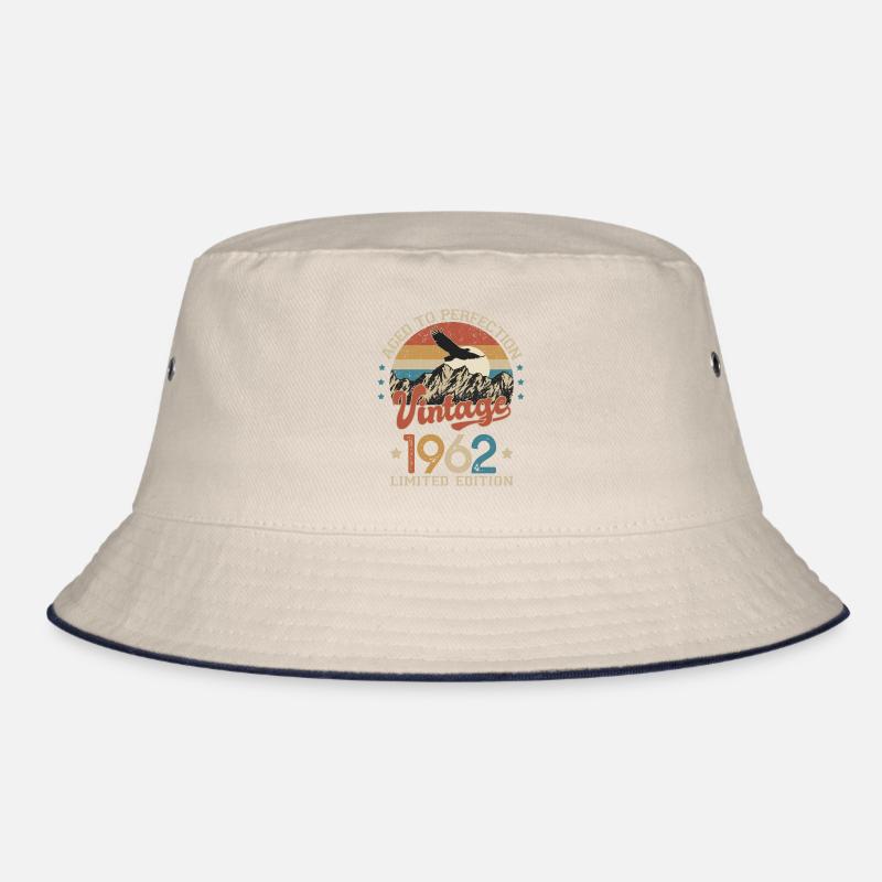 1962 Humor Geburtstag 60 Jahre Perfektion Bucket Hat