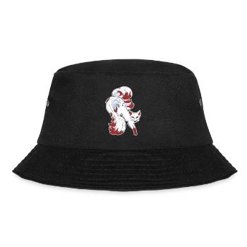 Nine-tailed fox - Bucket Hat - black - Front - Lela (165cm)