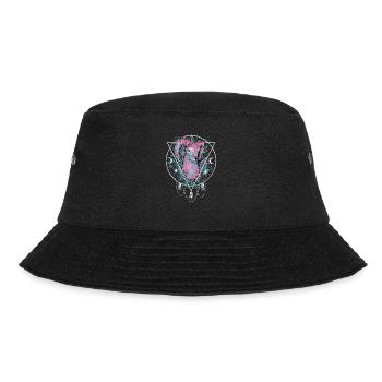 Widder Sternzeichen - Bucket Hat - Schwarz - Vorne - Lela (165cm)