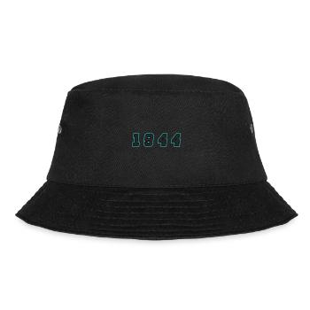 1944 Jahr Zahl - Bucket Hat - Schwarz - Vorne - Lela (165cm)