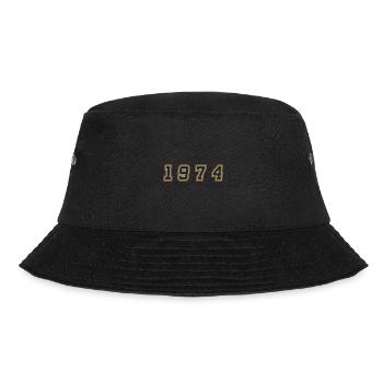 1974 Year Number - Bucket Hat - black - Front - Lela (165cm)