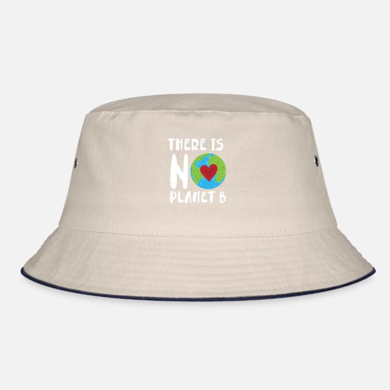 There is no Planet-b-design For Climate Change Bucket Hat