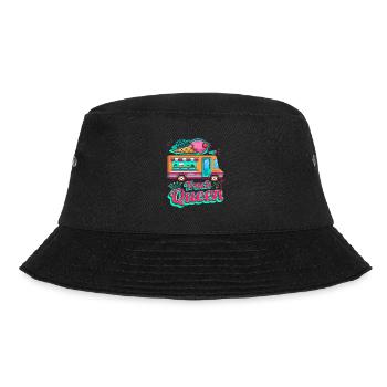 Eiswagen-königin Für Gefrorenen Süßen Fan - Bucket Hat - Schwarz - Vorne - Lela (165cm)