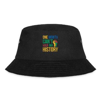Ein Monat Kann Unsere Geschichte Nicht Für Pride - Bucket Hat - Schwarz - Vorne - Lela (165cm)