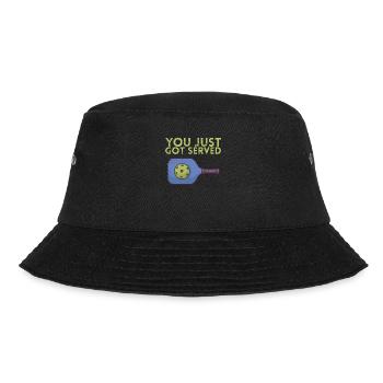 You just got served for Pickleball Player - Bucket Hat - black - Front - Lela (165cm)