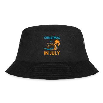 Weihnachten Im Juli-design Für Christen Und Strand - Bucket Hat - Schwarz - Vorne - Lela (165cm)