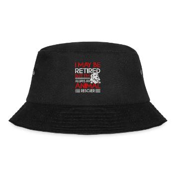 I may be retired, but I am - Bucket Hat - black - Front - Lela (165cm)