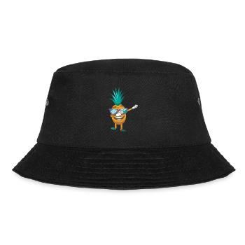 Abtupfendes Ananas-sonnenbrillen-design Für Den - Bucket Hat - Schwarz - Vorne - Lela (165cm)
