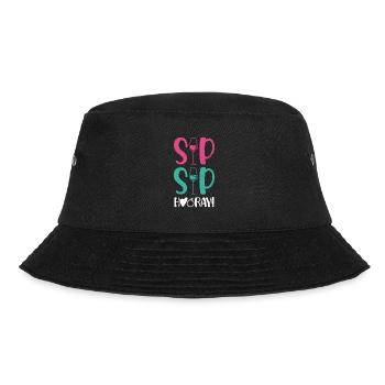 Sip Sip Hurra Marriage Design pour marié-marié - Bob - noir - Devant - Lela (165cm)