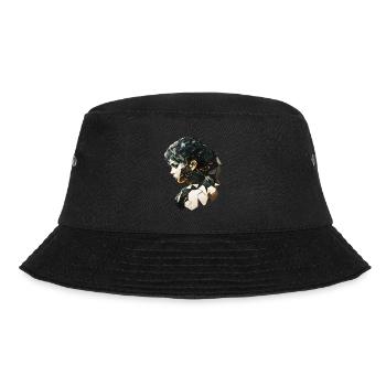 Anime No8 - Bucket Hat - Schwarz - Vorne - Lela (165cm)