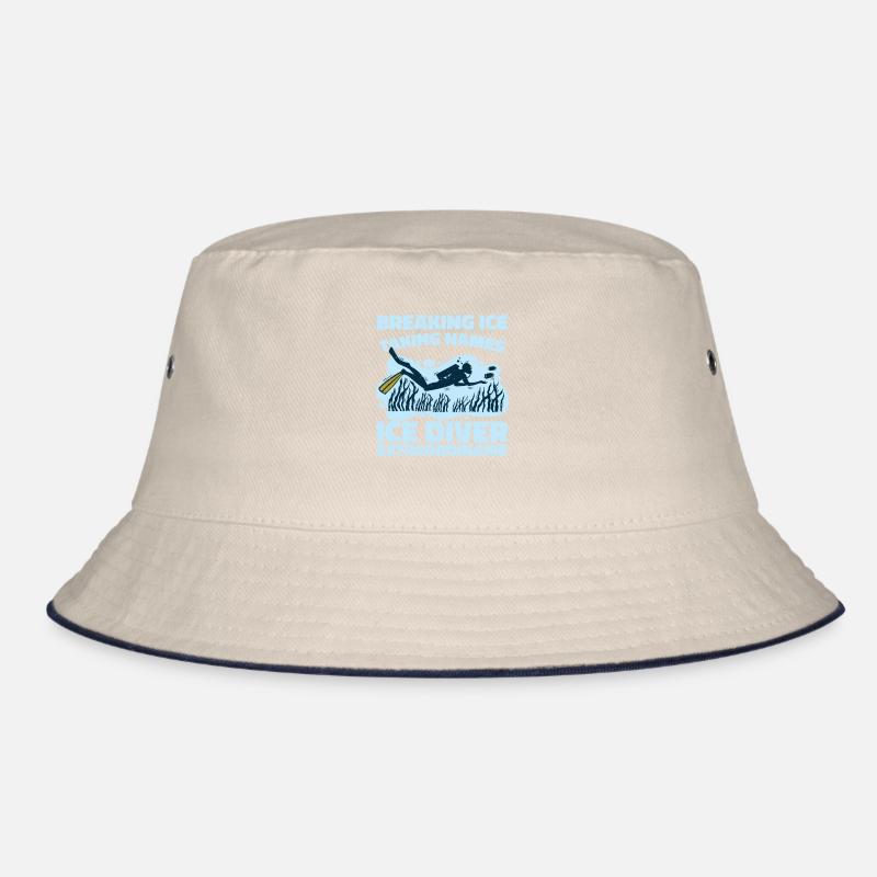 Ice Breaking Name Take, Plain Bucket Hat