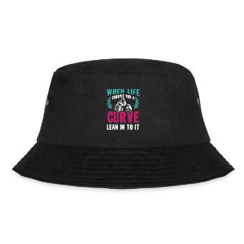 life curve motorcycle - Bucket Hat - black - Front - Lela (165cm)