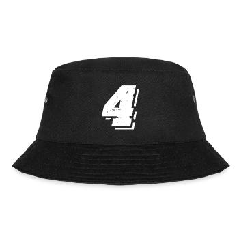 4 Number symbol - Bucket Hat - black - Front - Lela (165cm)