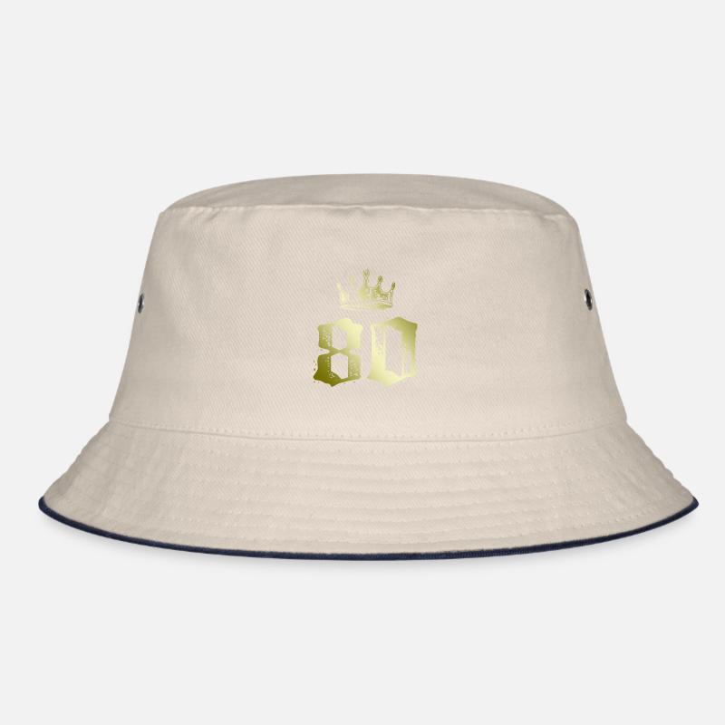 80 Zahl Krone Bucket Hat