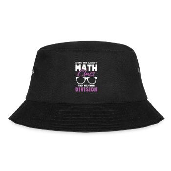 mathematik klasse - Bucket Hat - Schwarz - Vorne - Lela (165cm)