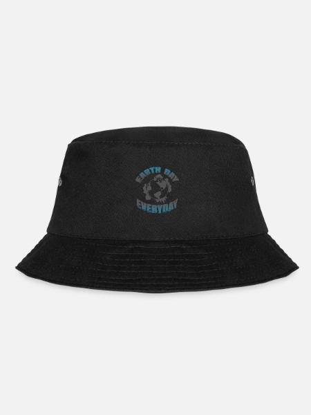 earth day umweltschutz - Bucket Hat - Schwarz