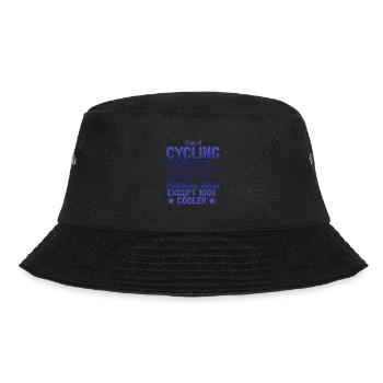 fahrrad mama mom - Bucket Hat - Schwarz - Vorne - Lela (165cm)