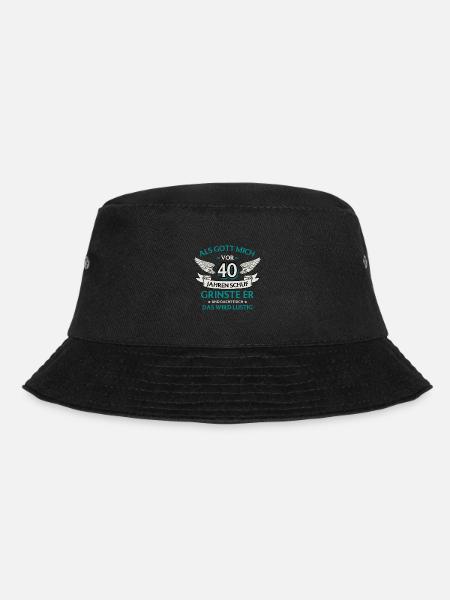 Als Gott Mich Vor 40 Jahren Schuf Geburtstag - Bucket Hat - Schwarz