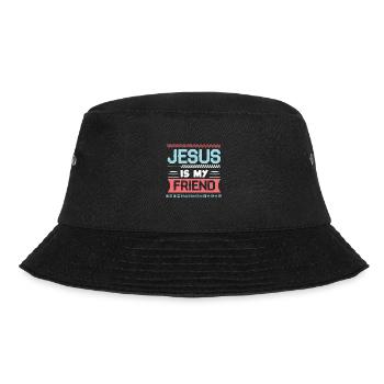 Bible Jesus is my friend - Bucket Hat - black - Front - Lela (165cm)