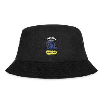 ice hockey sport goalie - Bucket Hat - Schwarz - Vorne - Lela (165cm)