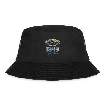 Awesome Since (1943) - Bucket Hat - black - Front - Lela (165cm)