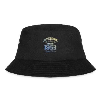 1953 awesome since - Bucket Hat - Schwarz - Vorne - Lela (165cm)