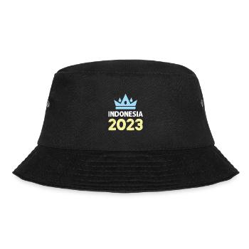 Indonesia 2023 Krone - Bucket Hat - black - Front - Lela (165cm)