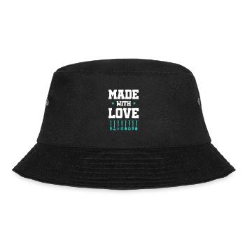 Baking Love - Bucket Hat - black - Front - Lela (165cm)