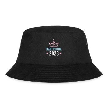 Barcelona 2023 - Bucket Hat - Schwarz - Vorne - Lela (165cm)